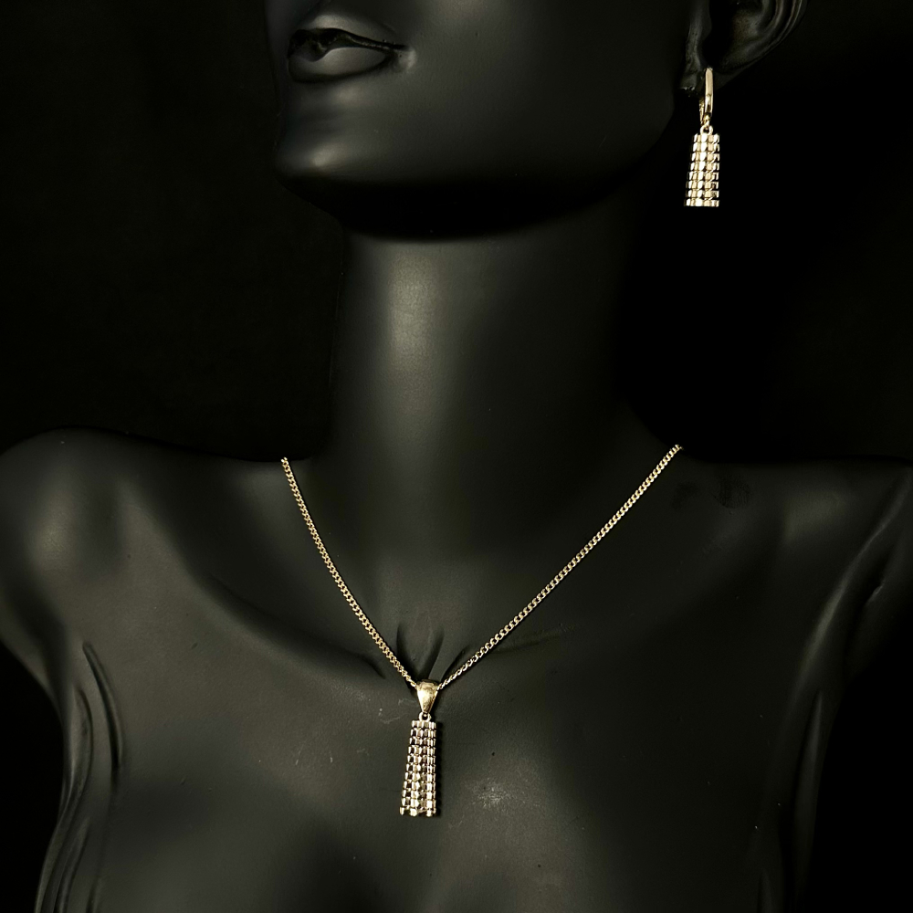 نیم ست حصیری دورو